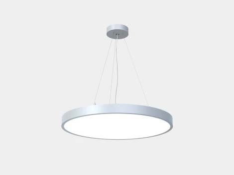 Светильник потолочный NX серебро 18 Вт 4200K Lumker DL-NEFRIT350-18-SL-NW