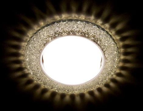 Встраиваемый точечный светильник Ambrella Gx53 Led G298 CL/WW