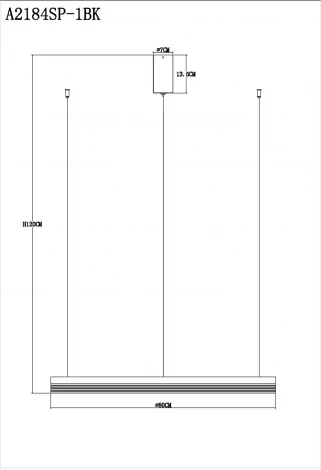 Подвесной светильник Arte Lamp Mercury A2184SP-1BK