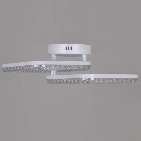 Потолочная люстра светодиодная на штанге с регулировкой цветовой температуры, яркости и ночным режимом Reluce 19848-0.3-02B WH