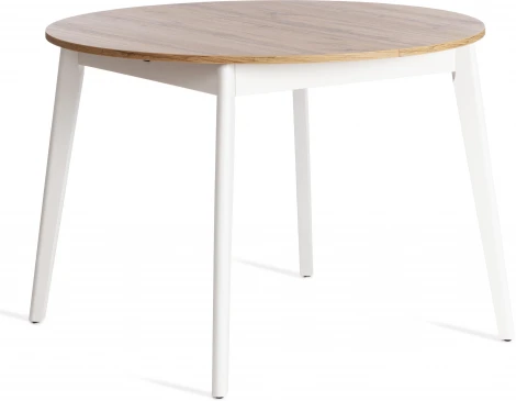 Кухонный стол Tetchair SVELTO (ЛДСП,Массив березы/Белый)