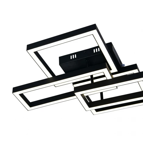 Потолочная люстра светодиодная с пультом и ночным режимом Escada Scheme ES0000025L 100006/B/4C LED*70W Black