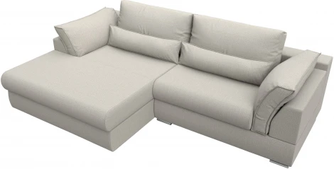 Диван угловой Пекин угол левый Лига Диванов (Рогожка) арт.122945L