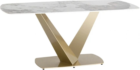 Стол обеденный Stool Group Аврора 180*90 керамика светлая УТ000034890