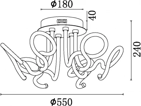 Потолочная люстра Freya Timeless FR6045CL-L54CH