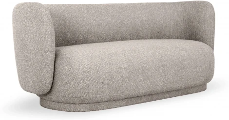 Диван Lucca ОГОГО (арт.786878), (Рогожка,Букле,Ткань/Бежевый)