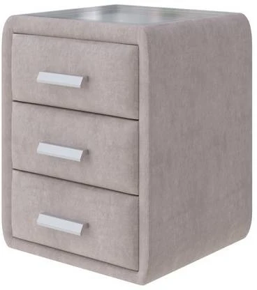 PROxSON Тумба Soft Mebel (Ткань: Велюр Лофти Бежевый) 51x48