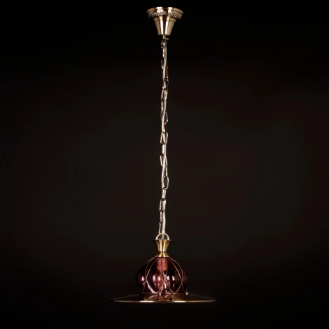 Подвесной светильник Abrasax Cornelia 2232/1(purple) (220V, на цепи, круглые)