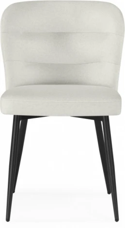 Стул на металлокаркасе Woodville Kilian light beige / black арт.15845