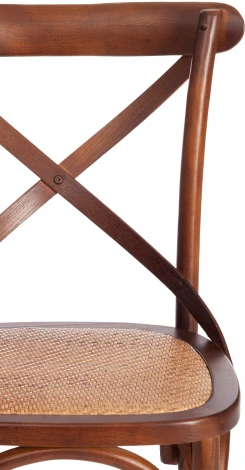 Стул CROSS (mod.CB2001) дерево береза, 49.5*53.5*87, Темный Орех (№5) Tetchair 10977