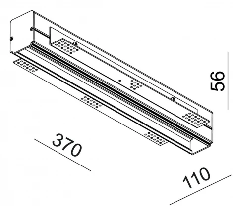 Встраиваемый линейный светильник светодиодный Deko-Light Ceti 565255
