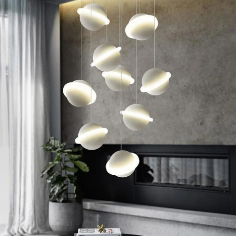 Подвесной светильник светодиодный ImperiumLoft Parma01 (208703-23) (220V, пульт управления, на проводе, шар)