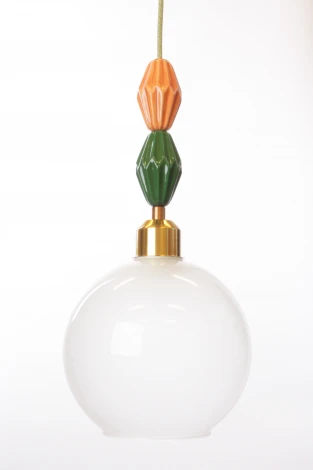 Подвесной светильник 33 ИДЕИ PND05PA01.01PA31.13WH.K02 (220V, на проводе, шар)