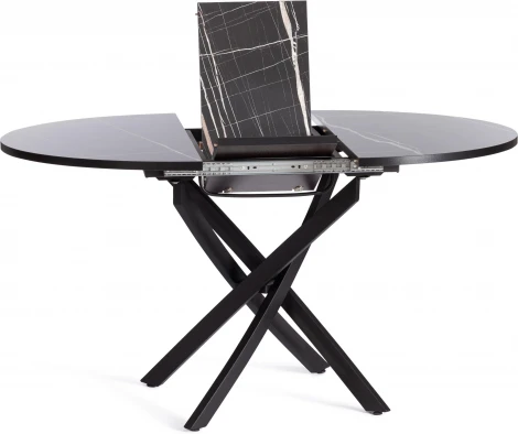 Кухонный стол Tetchair MANZANA (ЛДСП,HPL,Металл/Черный)