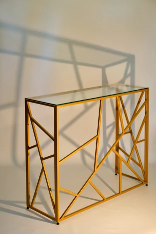 Консольный стол AllConsoles 1051-CG clear золотой