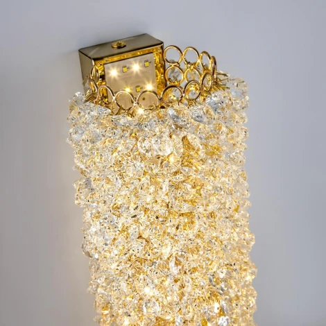 Бра светодиодное хрустальное с регулировкой цветовой температуры Modelux ML.2318.500 GD