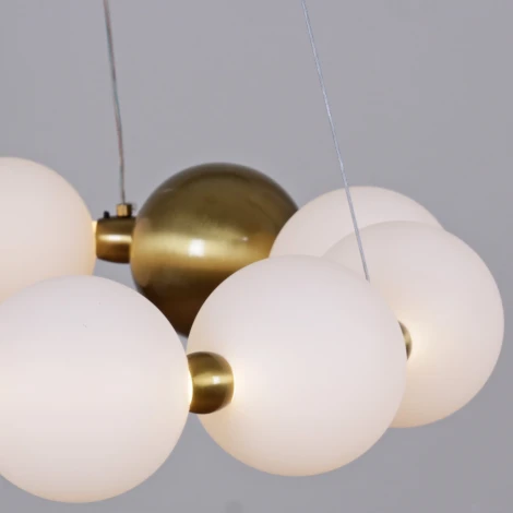 Подвесной светильник светодиодный с управлением смарфоном и пультом с регулировкой цветовой температуры и яркости Reluce 56300-0.4-400 COPPER