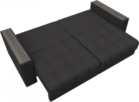 Диван прямой с декором Лига-049 НПБ Лига Диванов (Замша) арт.128410