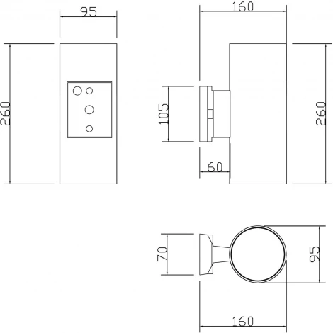 Архитектурная подсветка Maytoni Rando O419WL-02W (220V, круглые, IP54)