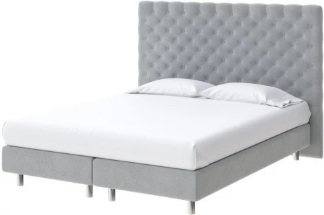 PROxSON Кровать Paris Boxspring Lift (Ткань: Велюр Monopoly Ниагара (960)) 90x200