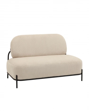 Диван Стоун велюр рельефный молочный Stool Group арт.УТ000040007