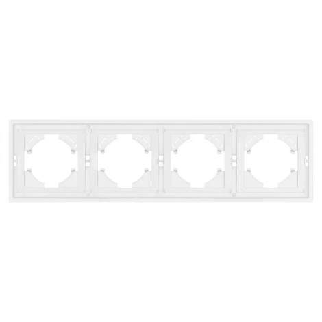 Рамка пластиковая FRM-TENDO-PL-4-WH (Arlight, Белый) 053847