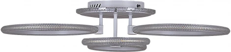 Потолочная люстра светодиодная на штанге с пультом Reluce 20548-0.3-2+2+1 (220V, кольцо)