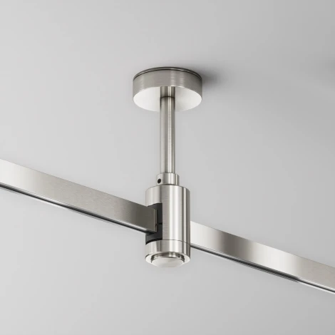 Крепление потолочное Short одинарное 78мм Flarity Maytoni Accessories for tracks Flarity TRA156C-S1-PT