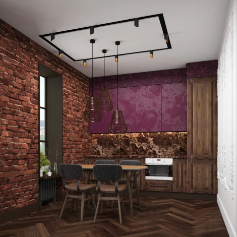 Профиль Flod для создания декоративных ниш в натяжном потолке, алюминий, черный DK5850-BK Denkirs