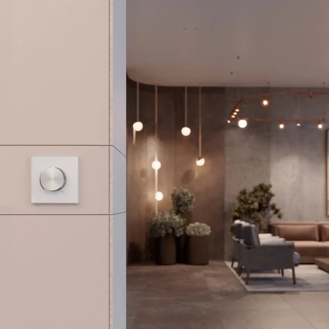 Роторная панель INTELLIGENT ARLIGHT SMART-DALI-301-31-DT6/DT8 Белая (BUS/24V, встраив., Tuya Wi-Fi) (IARL, -) 060682