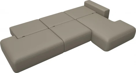 Диван угловой Лига-036 НПБ Модерн Лонг правый угол Лига Диванов (Экокожа) арт.127749