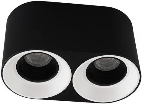 Накладной точечный светильник Denkirs DK3040 DK3096-BW+BK (220V, круглые)