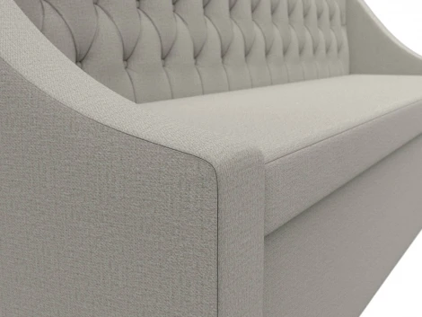 Диван кухонный прямой Мерлин (Бежевый/Рогожка) Лига Диванов арт.122467