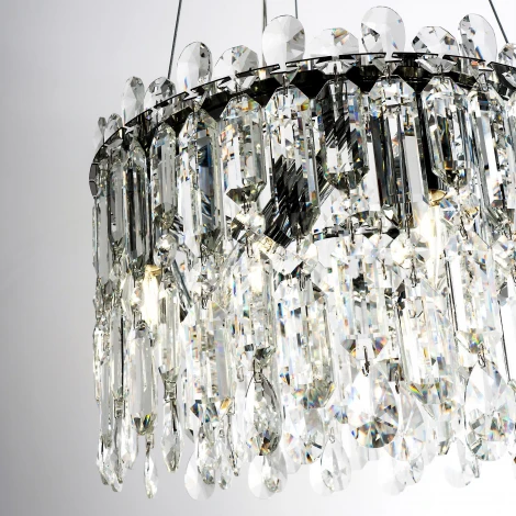 Подвесная люстра хрустальная Modelux MODELUX ML.837.8 CR