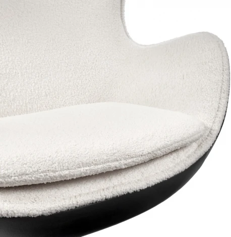 Кресло Bradex Home EGG STYLE CHAIR черный, экокожа (RF 0696)