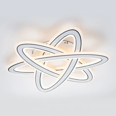 Потолочная люстра Escada Quant 10245/3 LED*140W White 10245/3LED (220V, пульт управления)