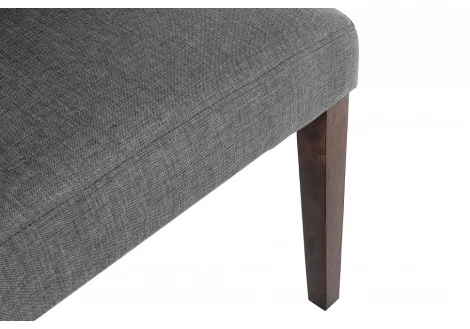Обеденный стул Woodville Elegance dark walnut / fabric grey 11026