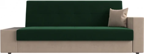 Диван-книжка Лига-020 стол слева (Зеленый,Бежевый/Велюр) Лига Диванов арт.118479L