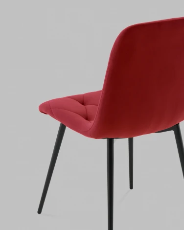 Стул Одди Diamond велюр красный Stool Group арт.УТ000041447