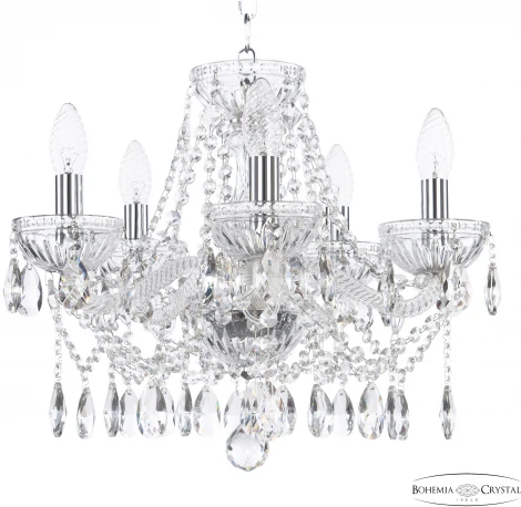 Подвесная люстра Bohemia 5413 5413/5/141 Ni Clear/M-1G