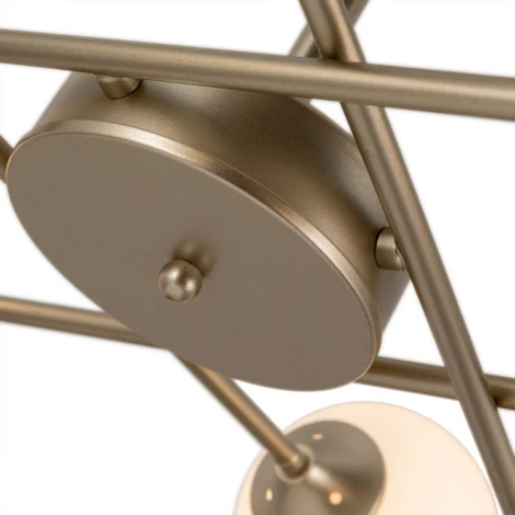 Потолочная люстра на штанге Arte Lamp Marco A2703PL-8SG (220V, шарики, молекулы)