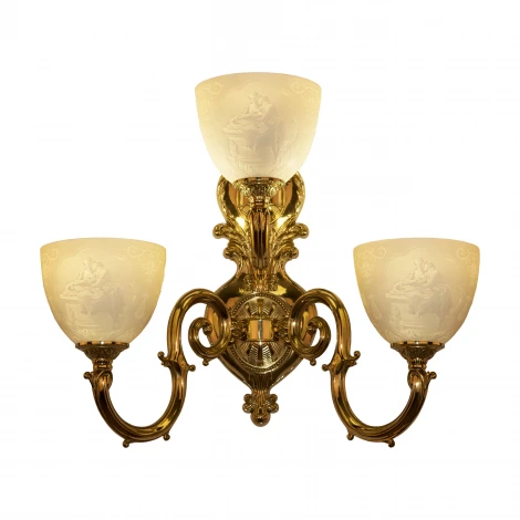 Бра Bohemia 7203 7203B16/2+1/210 G P1 U Pair