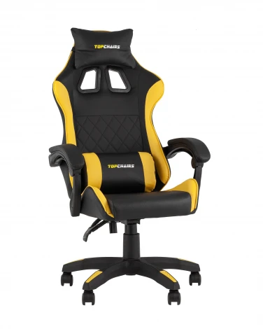 Кресло спортивное TopChairs MG-7043 черно-жёлтый TopChairs УТ000042699
