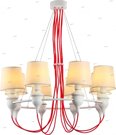 Подвесная люстра Arte Lamp Sergio A3325LM-8WH