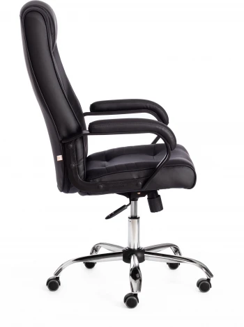 Кресло MAXIMA Хром (22) кож/зам, черный, 36-6 Tetchair 19513