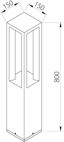 Наземный уличный светильник светодиодный IP54 Natural Concepts Dwell NC-003104-80-DG (220V)