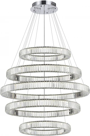 Подвесная люстра ярусная хрустальная ST Luce Tivoli SL1622.103.05 (LED, 220V, на тросе)