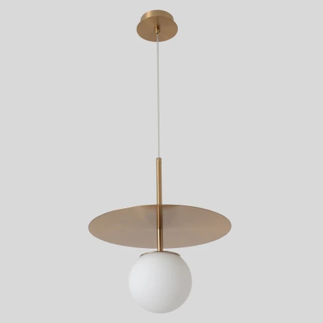 Подвесной светильник Crystal Lux UVA SP1.1 BRASS (220V, на проводе, шар)