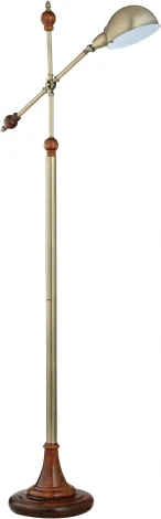 Торшер N-Light 821 821-01-05 красное дерево+бронза