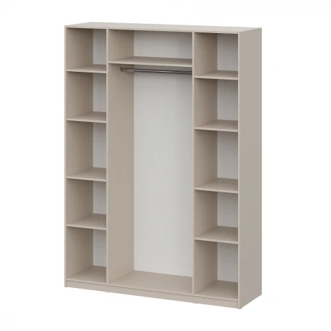 Шкаф распашной Арника (9 полок + штанга) ШК 5 (1600), Меланж